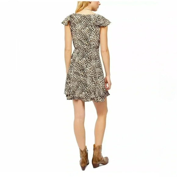 Free People• French Quarter Wrap Mini Dress Size Small - Picture 4 of 11